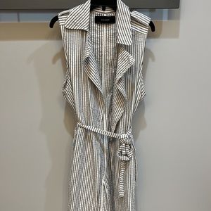 ZARA | Striped Wrap Dress